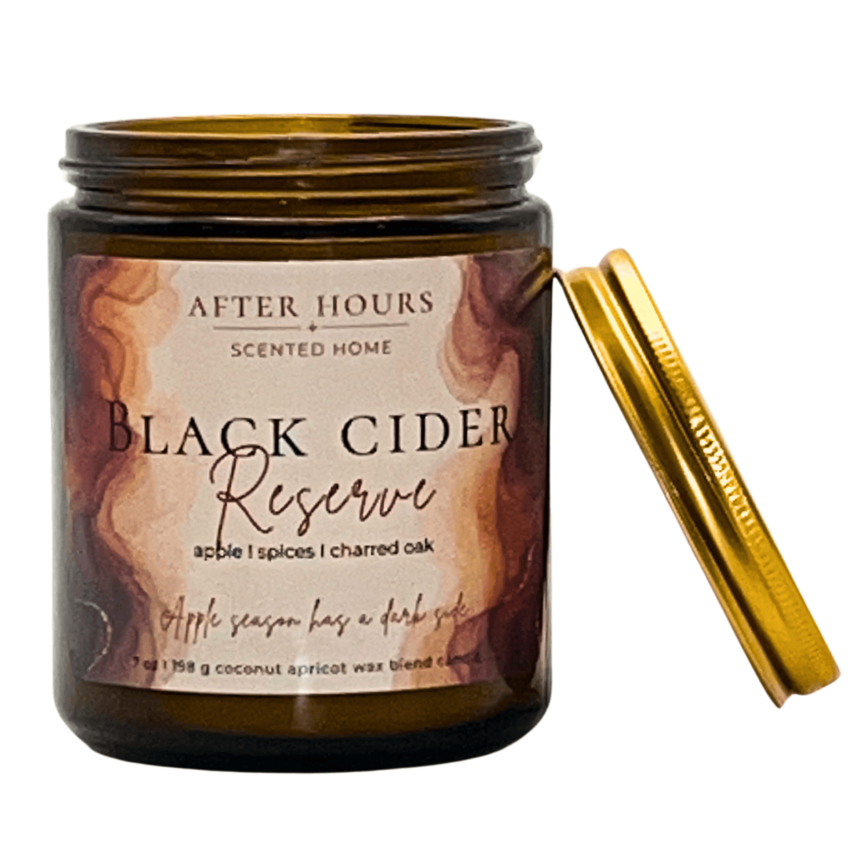 BLACK CIDER RESERVE - apple I spices I charred oak - AFTER HOURS SCENTED HOME