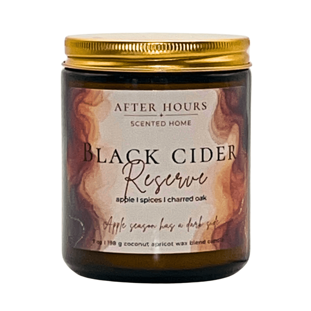 BLACK CIDER RESERVE - apple I spices I charred oak - AFTER HOURS SCENTED HOME