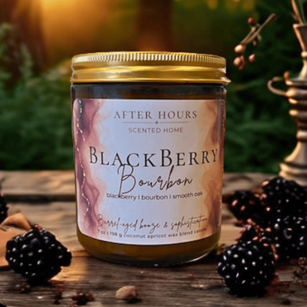BLACKBERRY BOURBON - blackberry I bourbon I smooth oak - AFTER HOURS SCENTED HOME