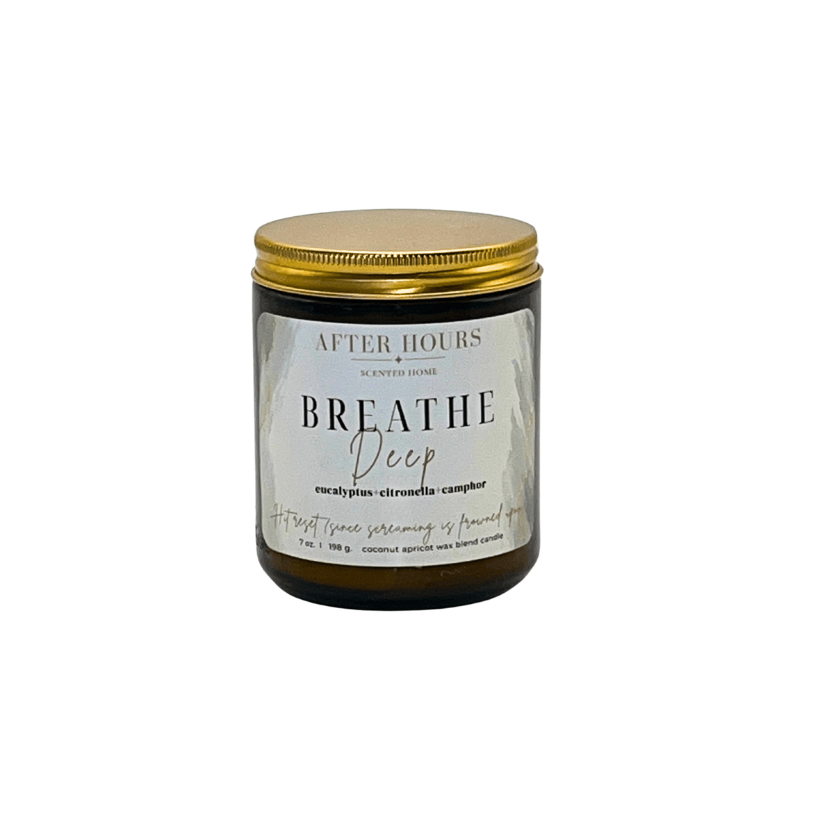 BREATHE DEEP - eucalyptus + citronella + camphor - AFTER HOURS SCENTED HOME