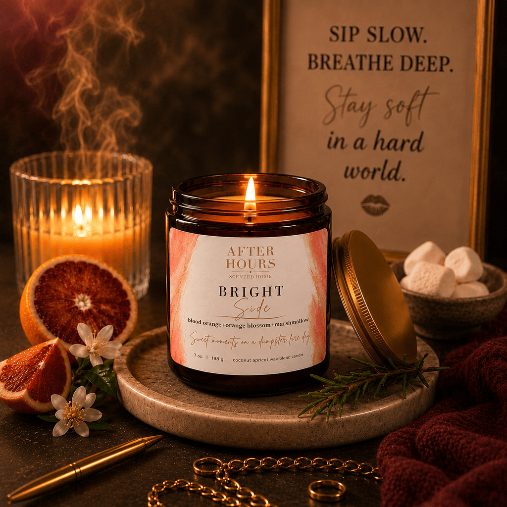 BRIGHT SIDE - blood orange + orange blossom + marshmallow - AFTER HOURS SCENTED HOME