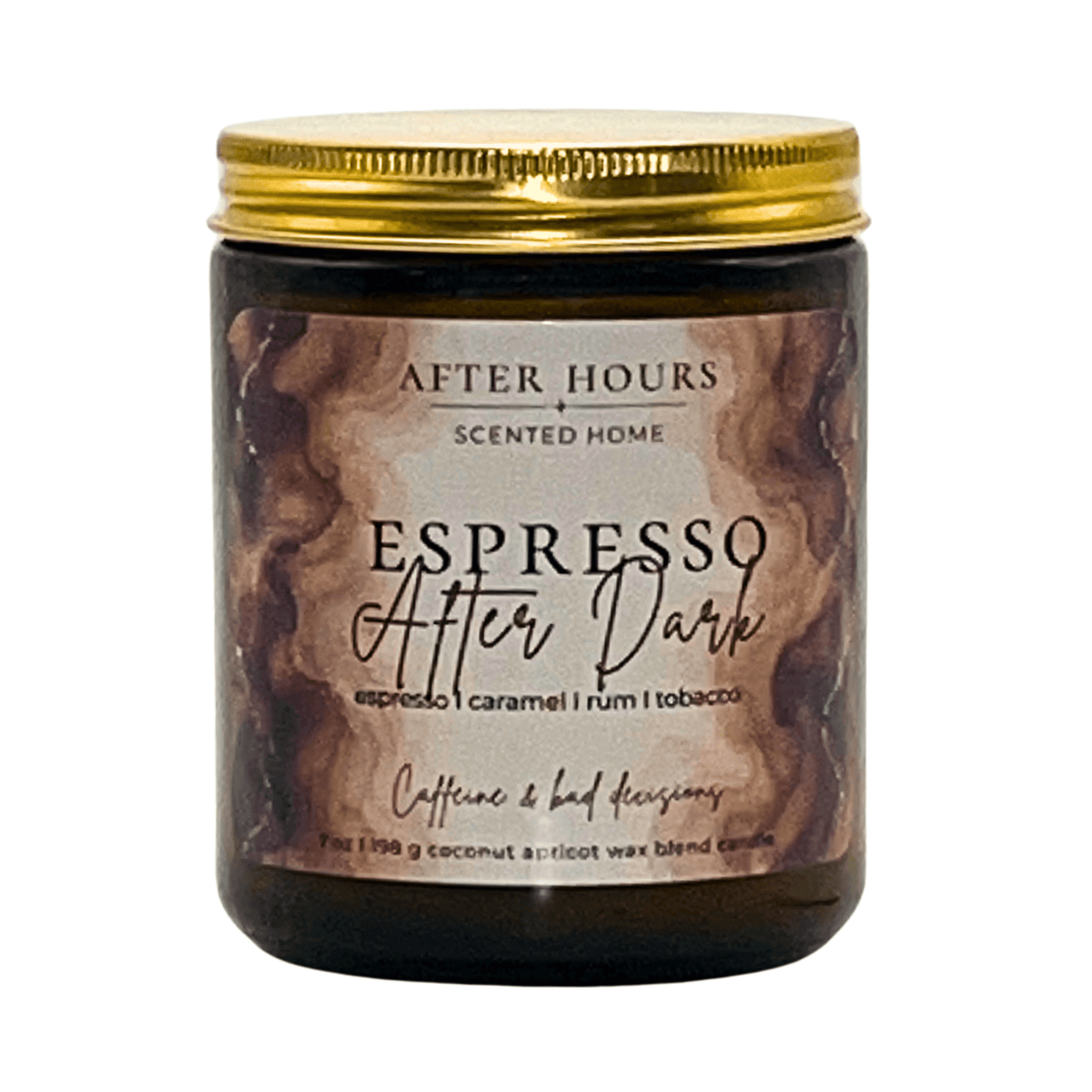 ESPRESSO AFTER DARK - espresso I caramel I rum I tobacco - AFTER HOURS SCENTED HOME