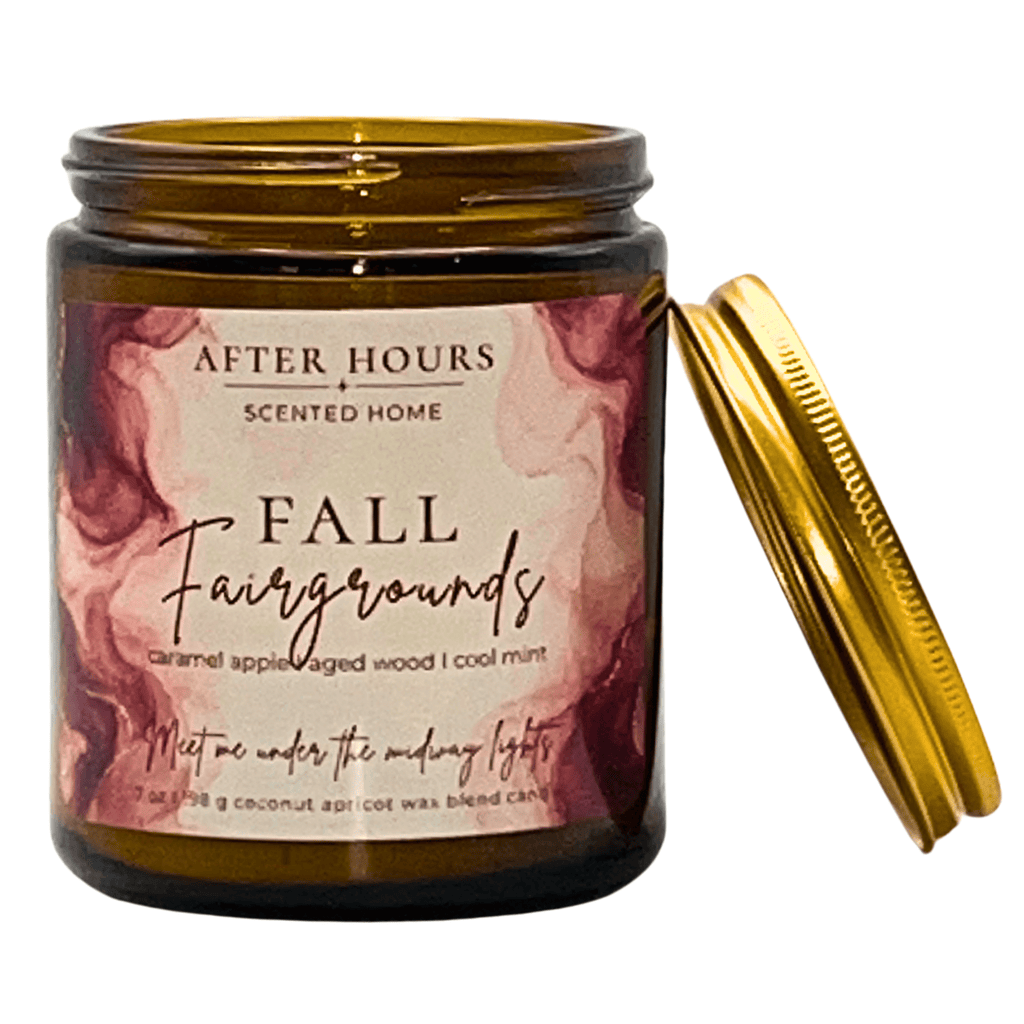 FALL FAIRGROUNDS - caramel apple I aged wood I cool mint - AFTER HOURS SCENTED HOME