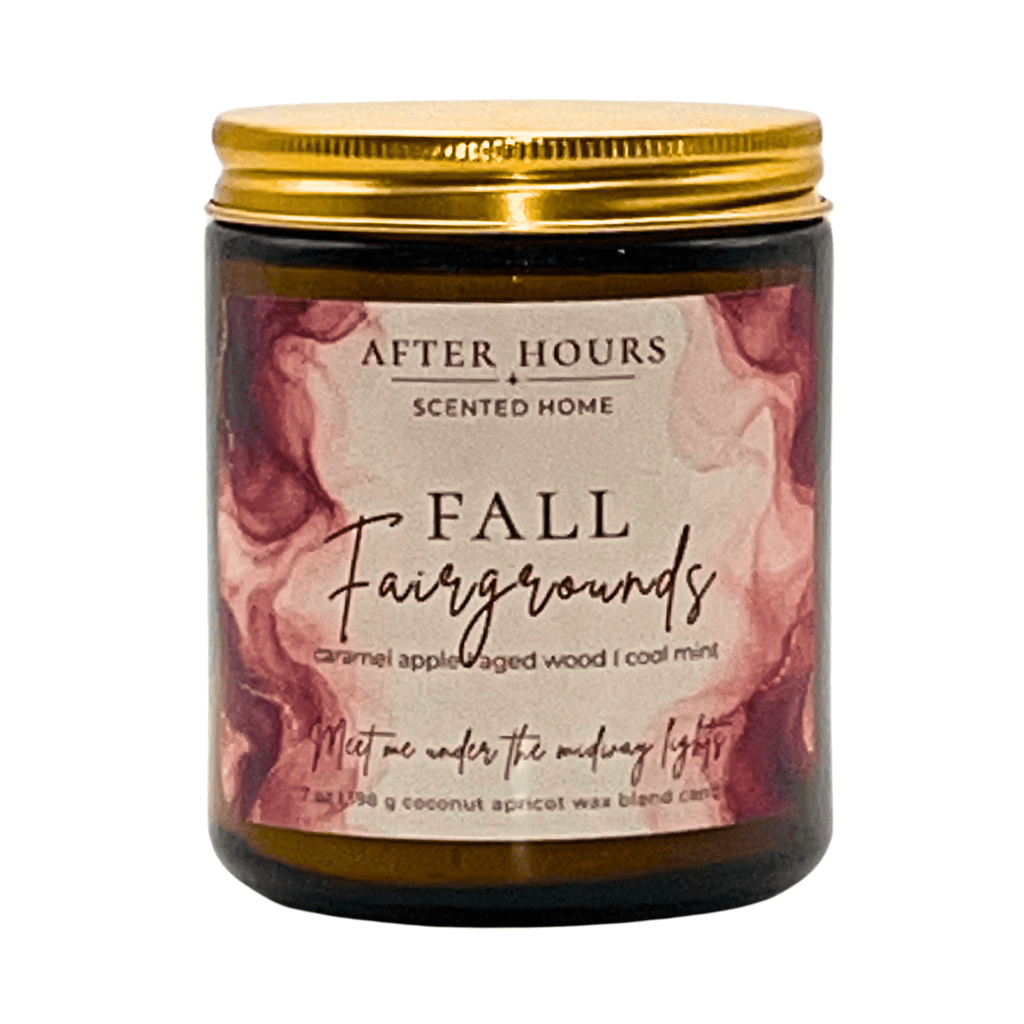 FALL FAIRGROUNDS - caramel apple I aged wood I cool mint - AFTER HOURS SCENTED HOME