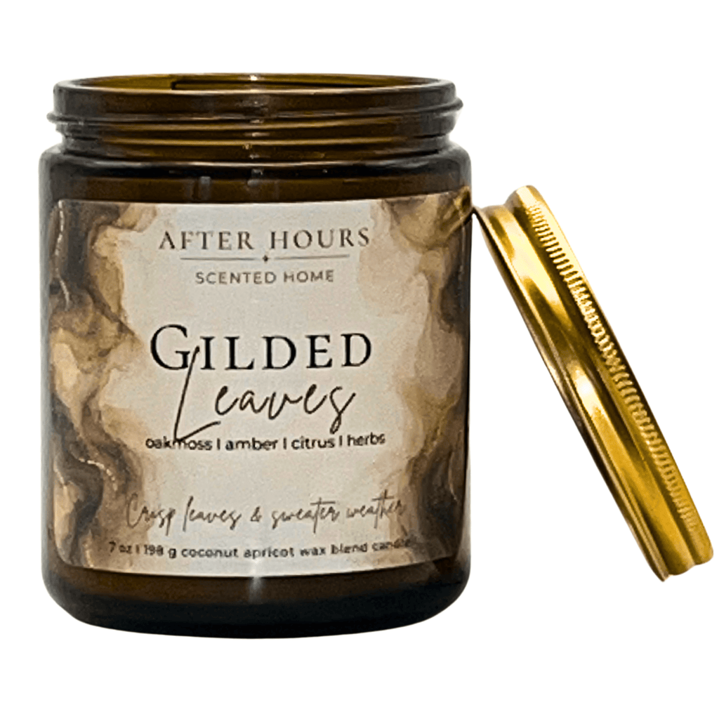 GILDED LEAVES - amber I oakmoss I grapefruit I herbs - AFTER HOURS SCENTED HOME