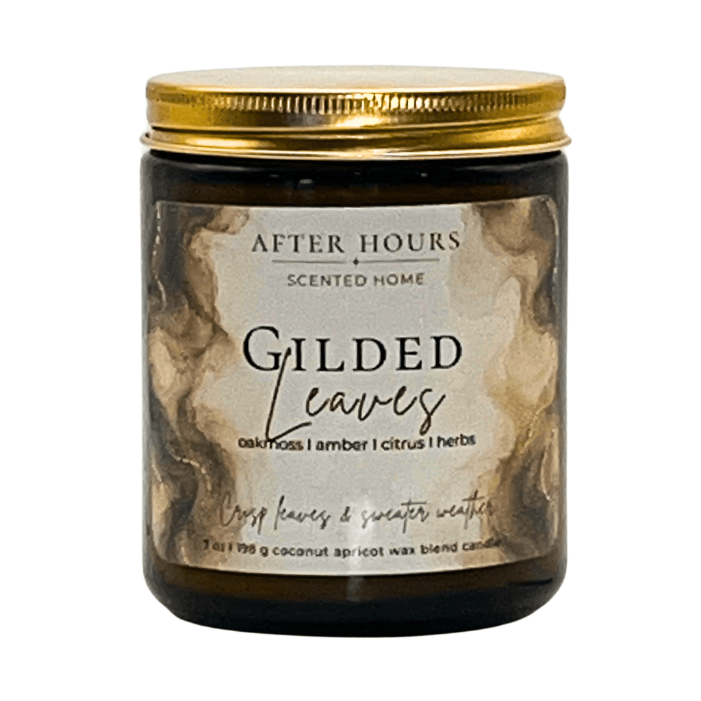 GILDED LEAVES - amber I oakmoss I grapefruit I herbs - AFTER HOURS SCENTED HOME