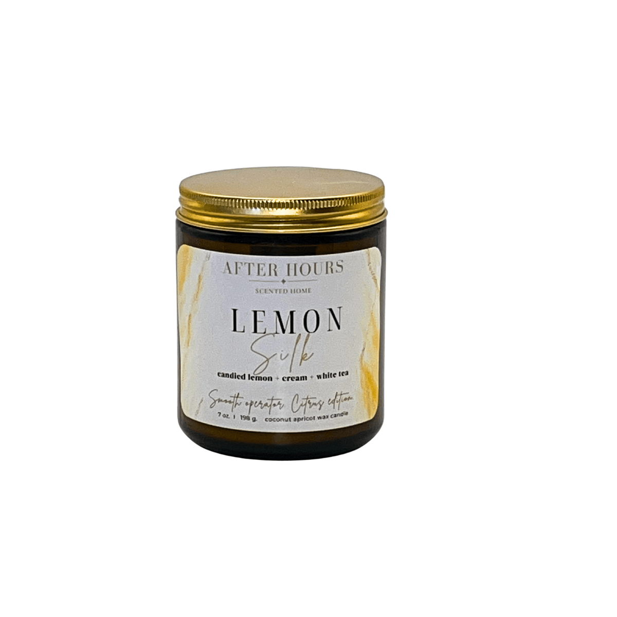 LEMON SILK - candied lemon + cream + white tea - AFTER HOURS SCENTED HOME