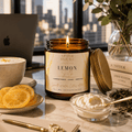 LEMON SILK - candied lemon + cream + white tea - AFTER HOURS SCENTED HOME