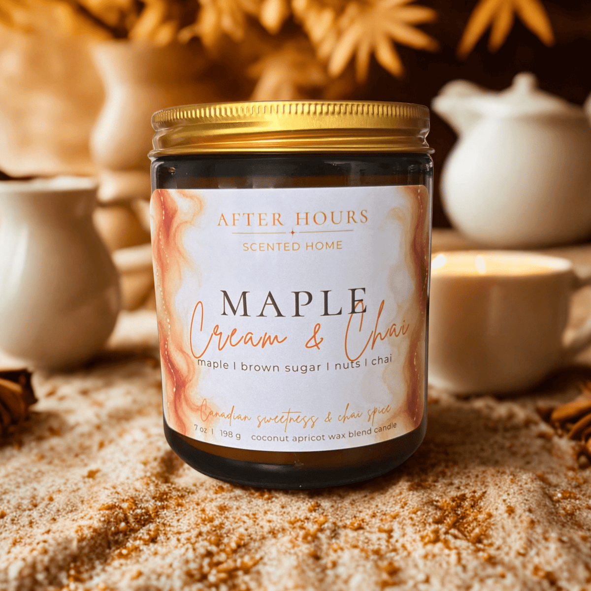 MAPLE CREAM & CHAI - maple I brown sugar I nuts I chai - AFTER HOURS SCENTED HOME