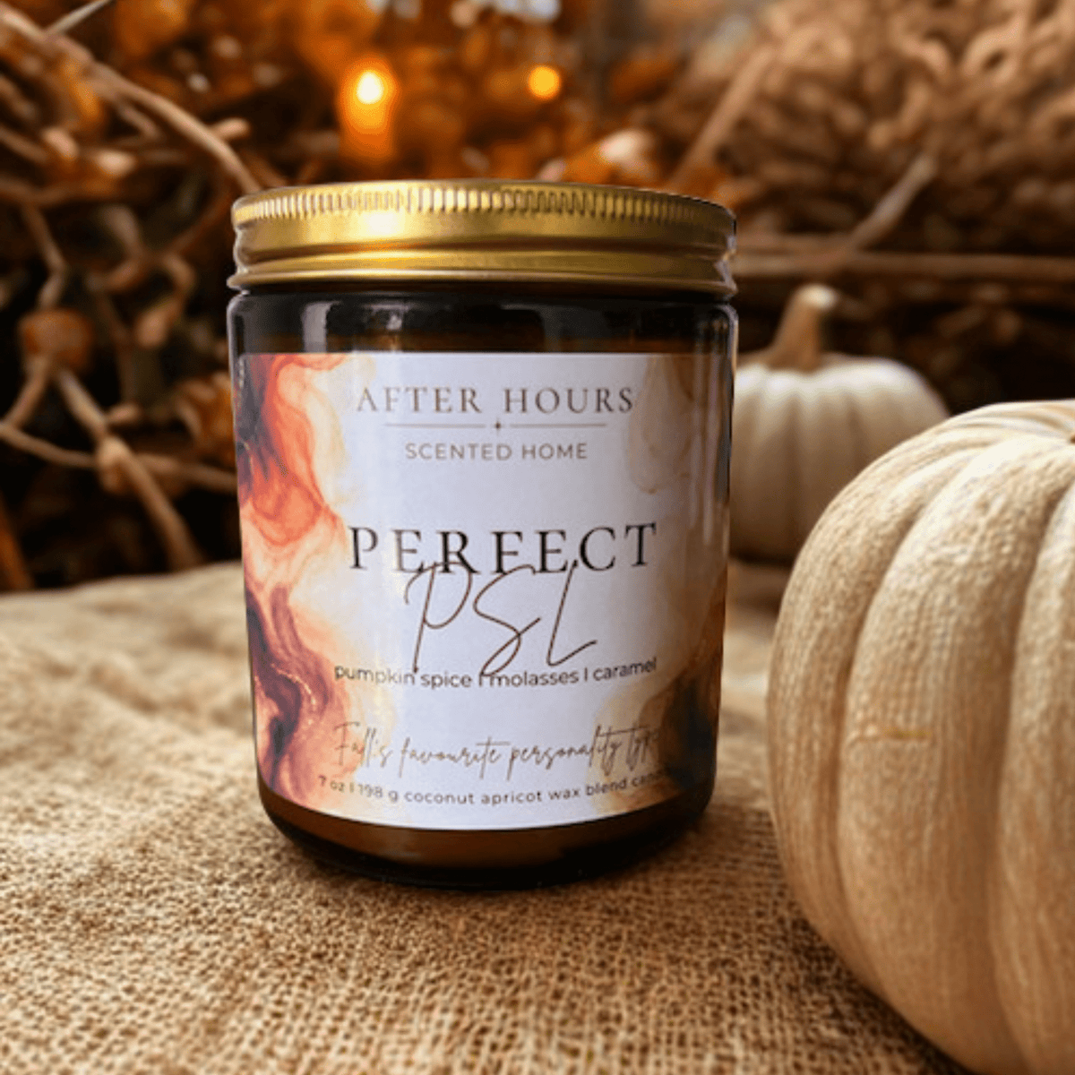 PERFECT PSL - pumpkin I molasses I caramel - AFTER HOURS SCENTED HOME