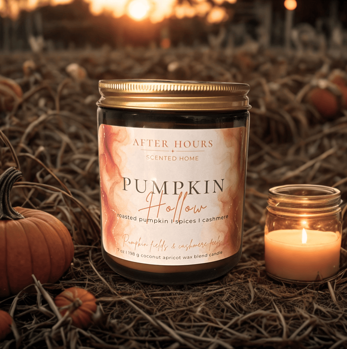 PUMPKIN HOLLOW - roasted pumpkin I spices I cashmere - AFTER HOURS SCENTED HOME