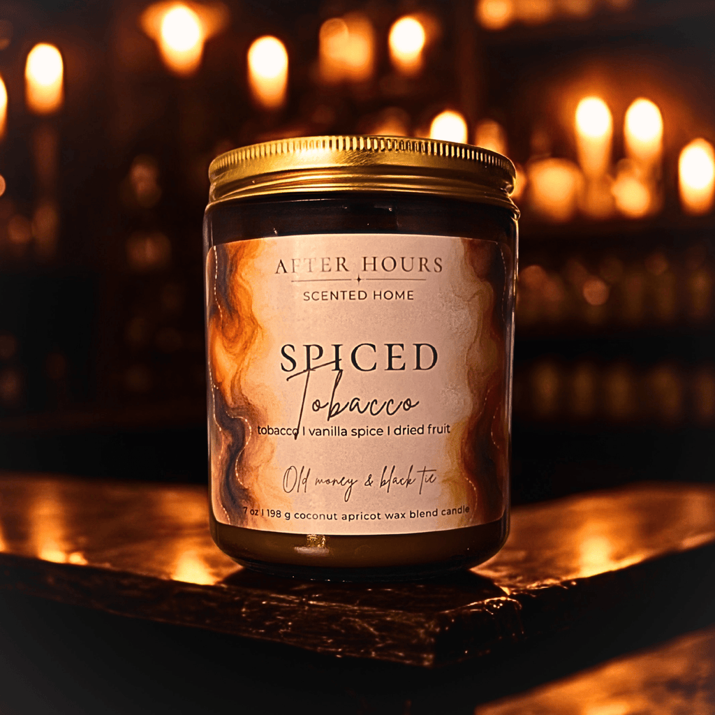 SPICED TOBACCO - tobacco I vanilla spice I dried fruit - AFTER HOURS SCENTED HOME