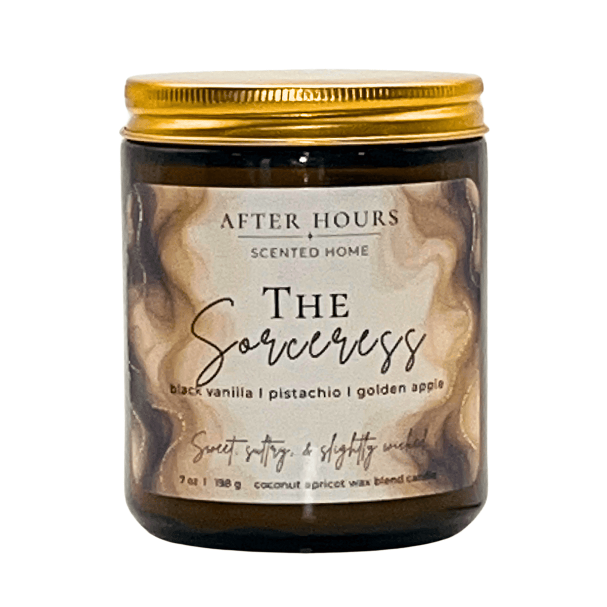 THE SORCERESS - black vanilla I pistachio I golden apple - AFTER HOURS SCENTED HOME