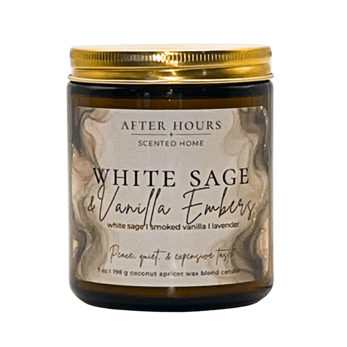WHITE SAGE & VANILLA EMBERS - white sage I smoked vanilla I lavender - AFTER HOURS SCENTED HOME